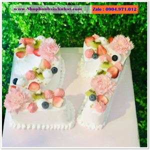 Bánh Sinh Nhật Chữ Cái & Số - RP44